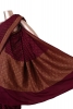 Pure Handloom Zari Butta Banarasi Crepe Silk Saree